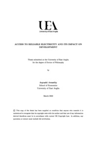 phd thesis uea